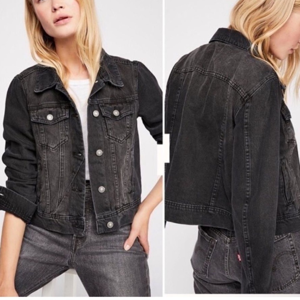 J.CREW Denim Jacket in Washed Black NWOT